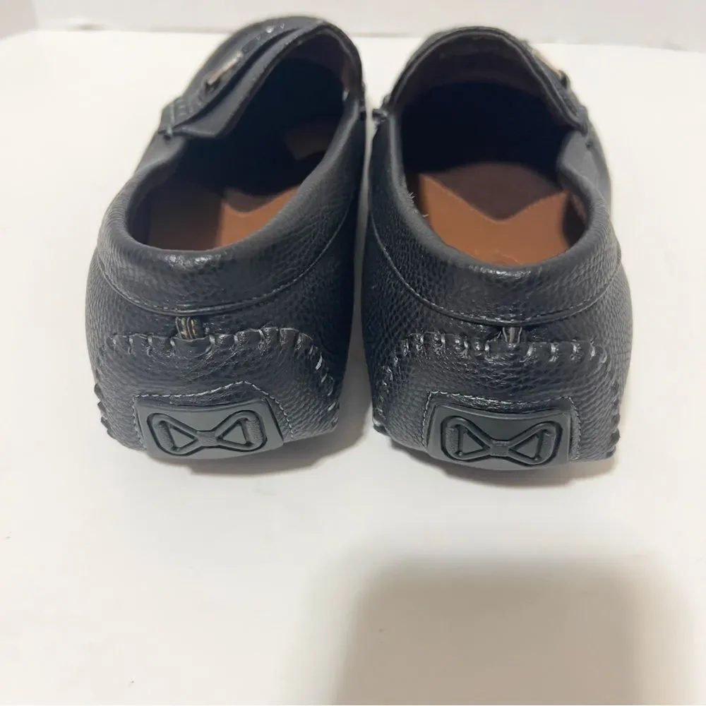 Franco Vanucci Men's Versatile Styles Faux Leather Black Driving Shoes Size 11.5